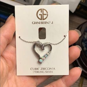 Opal Heart Necklace